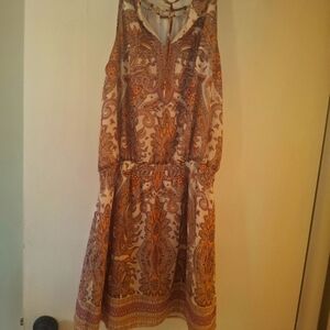 WHBM paisley dress.  Size medium.